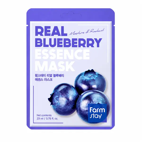 Farmstay - Real Blueberry Essence Mask, 23ml
