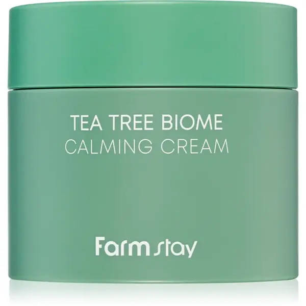 Farmstay Tea Tree Biome crema calmanta cu extract din arbore de ceai 80 ml