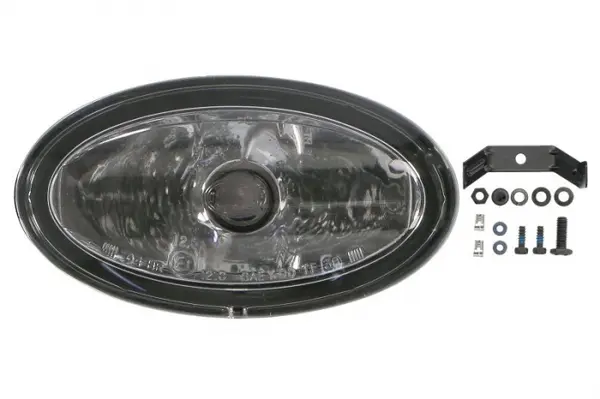 Farul universal Dreapta Stanga (H7, 12V, latime 117mm, inaltime 65mm, adancime: 96mm, transparent, plastic, negru, semnalizare)