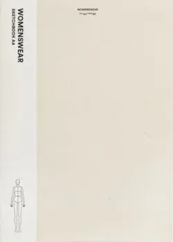 Fashionary Womenswear Sketchbook A4, Hardback/Fashionary