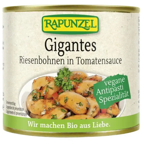 Fasole gigant in sos de rosii, eco - 230 g