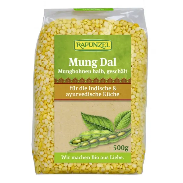 Fasole mung jumatati Mung Dal, eco - 500 g