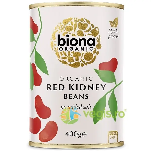 Fasole Rosie Kidney Ecologica/Bio 400g
