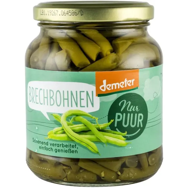 Fasole Verde Bio si Demeter, Nur Puur, 340 g