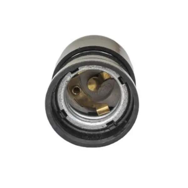 Fasung din Bachelita si Miez Ceramic, E27, Negru, Z-tools