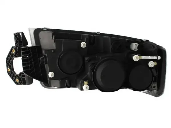 Fat stanga (H1 H3 H7 PY21W W5W, manual, fara motor, cu lumina de ceata, culoare insert: crom platinat, culoare indicator: transparent) potrivit RVI PREMIUM 2 10.05-