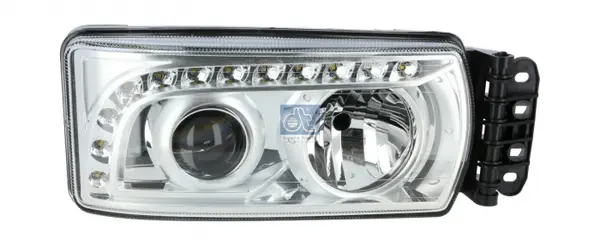 Fat stanga (H7, electric, fara motor, fara unitate control lumini LED) potrivit IVECO STRALIS II 09.12-