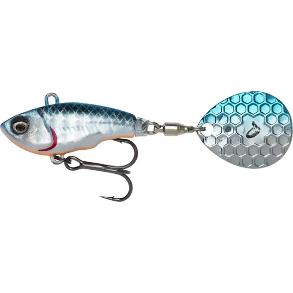 Fat Tail 5.5cm 9g Sinking Blue Silver