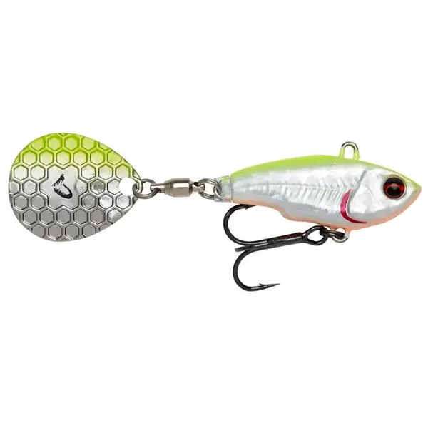 Fat Tail Spin NL 6.5cm 12.5g Sinking Lemon Back Flash