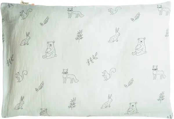 Față de pernă Cotton Hug - animale de pădure, 40 х 60 cm