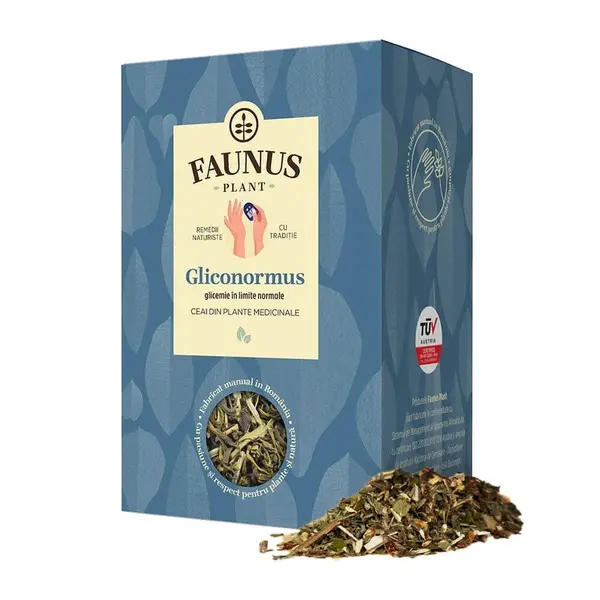 Faunus Ceai Glicemie Normala, 90g