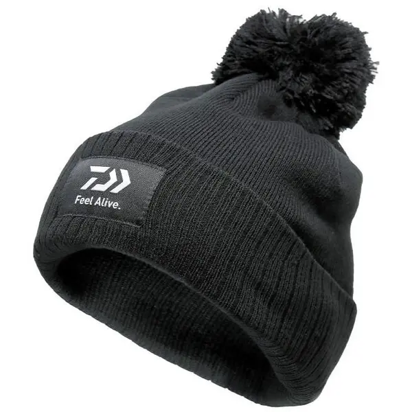 Feel Alive Bobble Hat Black