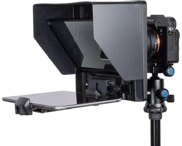 Feelworld Teleprompter TP10, DSLR, supports up to 11" tablet, Teleprompter pentru tableta, camera DSLR, Mirrorless