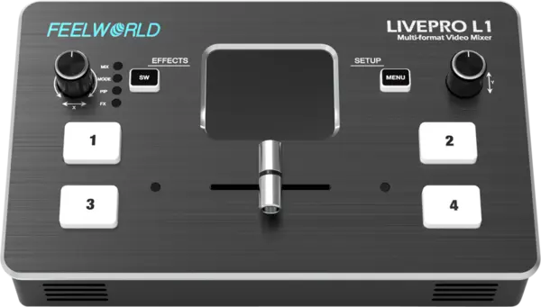 Feelworld Video Mixer LIVE PRO L1 Multi-format, Mixer video