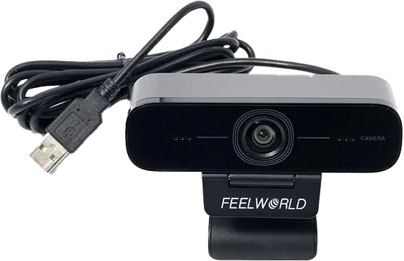 Feelworld Webcam WV207 USB Streaming Webcam Full HD 1080P, Camera web