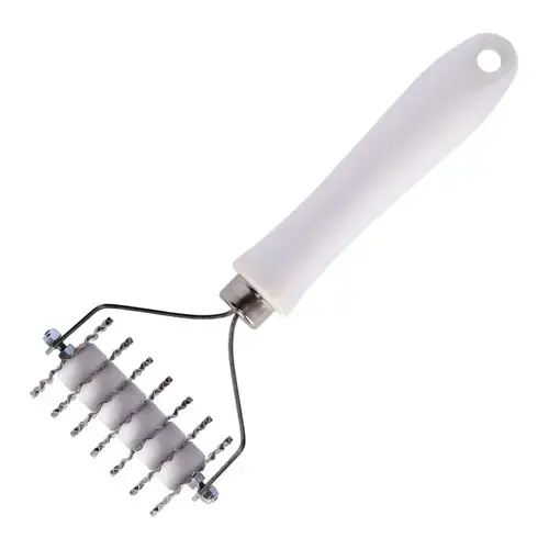 Feliator pentru paste HACCP, cu 7 lame zimtate, inox, 9,5 mm - Zokura TP323