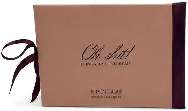 Felicitare de lux NBoutique - Oh Shit