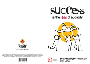 Felicitare. Fundamentals of Prosperity/Roger Babson