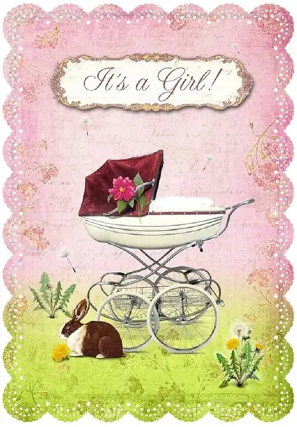 Felicitare Gespaensterwald Romantique - It's a girl