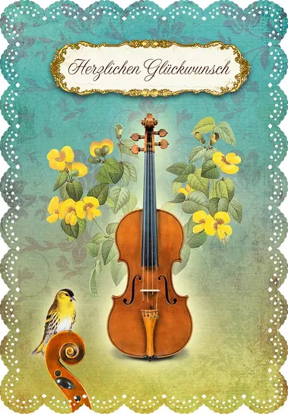 Felicitare Gespaensterwald Romantique - Vioara