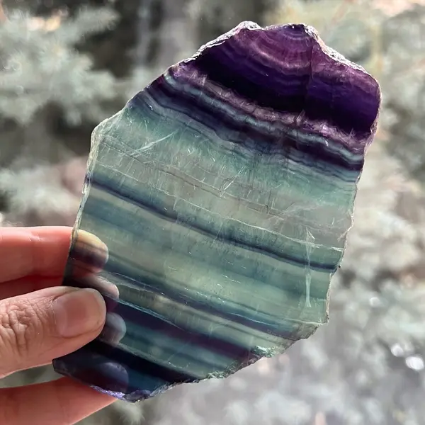 Felie fluorit din Provincia Zhejiang, China model 4