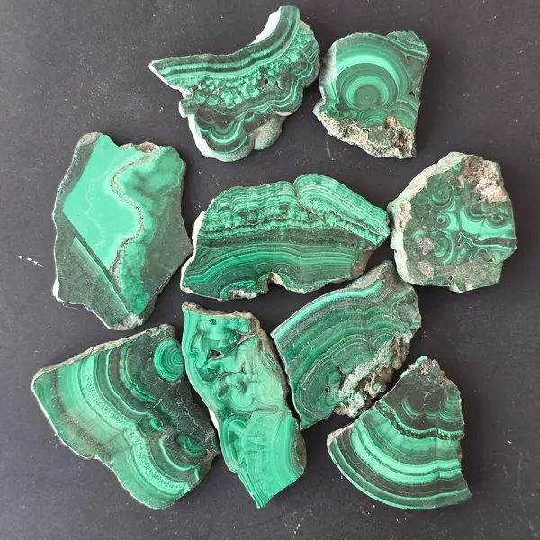 Felie malachit | Verde inchis