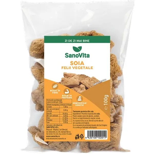 Felii de Soia, Sanovita, 100 g