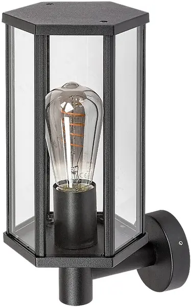 Felinar pentru exterior Rabalux - Dubrovnik 7239, IP44, E 27, 1 x 40 W max, 230 V, negru mat