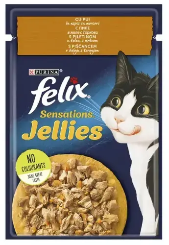 Felix Sensations Plic Pui/Morcov 85 g