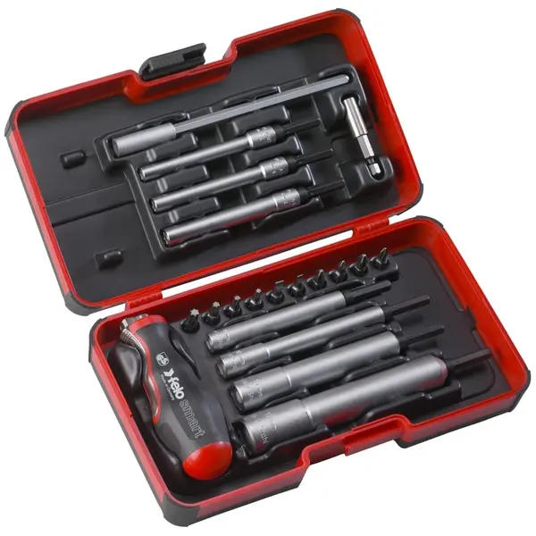 Felo Trusa compacta Felo SMART Engineer M-TEC, 1/4, 20 piese