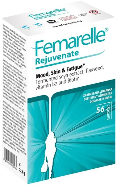 Femarelle Rejuvenate Pentru femeile aflate la premenopauză, 56 capsule, Se-cure Pharmaceuticals
