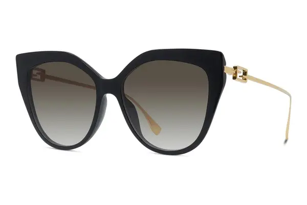 FENDI Baguette Brown Cat Eye Sunglasses