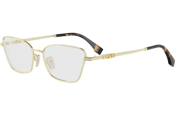 FENDI Fendigraphy Yellow Cat Eye Eyeglasses
