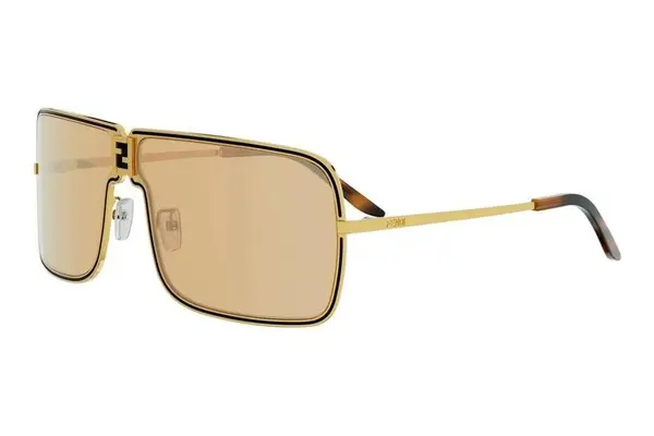 FENDI Fendiness Yellow Single Lens Sunglasses