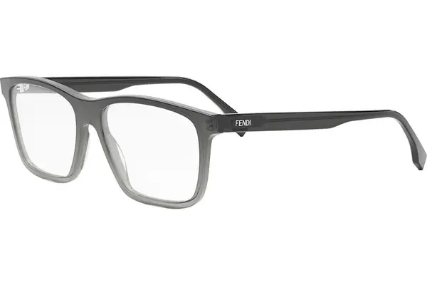 FENDI Fine Grey Rectangular Eyeglasses