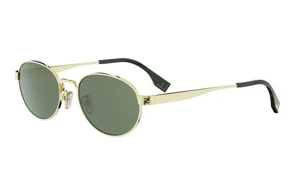 FENDI Sky Yellow Round Sunglasses