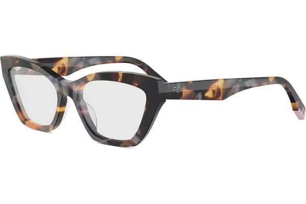 FENDI Way Havana Cat Eye Eyeglasses