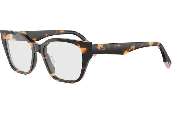 FENDI Way Havana Geometric Eyeglasses