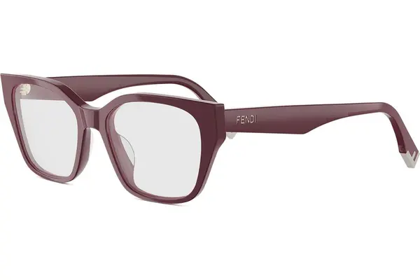 FENDI Way Red Geometric Eyeglasses