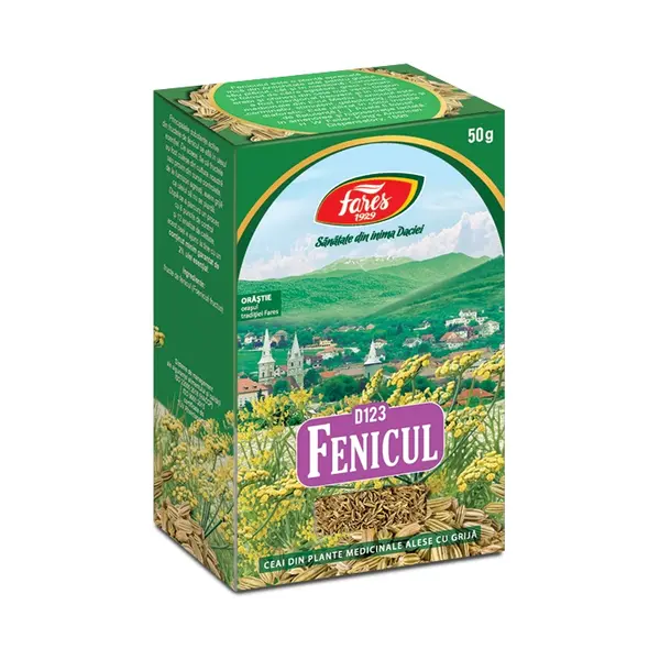 Fenicul, D123, ceai 50 g Fares