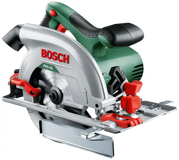 Ferăstrău circular manual Bosch - PKS 55, 1200W, 5600 rpm, 160 mm