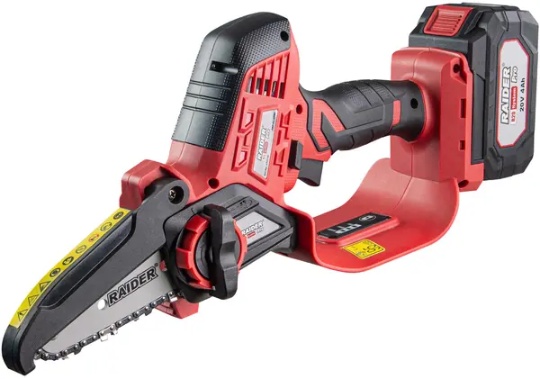 Ferăstrău cu lanț fără firRaider - R20, RDP-CLGP20, 100 mm, 4'', SDS, 1/4'', 1.1 mm, 4 Ah