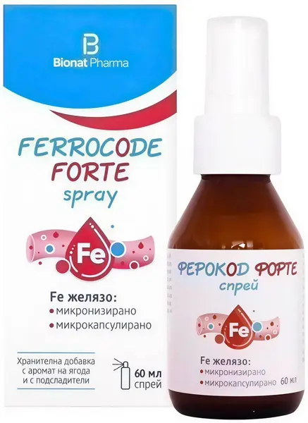 Ferrocode Forte Spray, 60 ml, Bionat Pharma