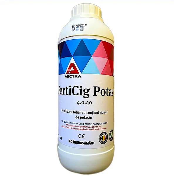 Ferticig Potaz 1L ingrasamant/ fertilizant foliar lichid cu continut ridicat de Potasiu - Default Title