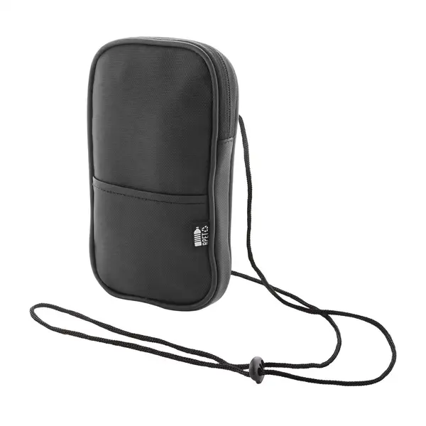 FestiFon Geantă pentru telefon mobil, crossbody, RPET - negru