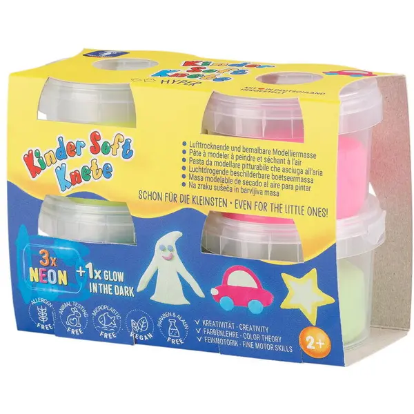 FEUCHTMANN Plastilina non-toxica Kinder - Neon