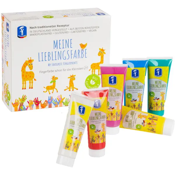 FEUCHTMANN Set 6 tuburi vopsea pictura cu degetele - Basic