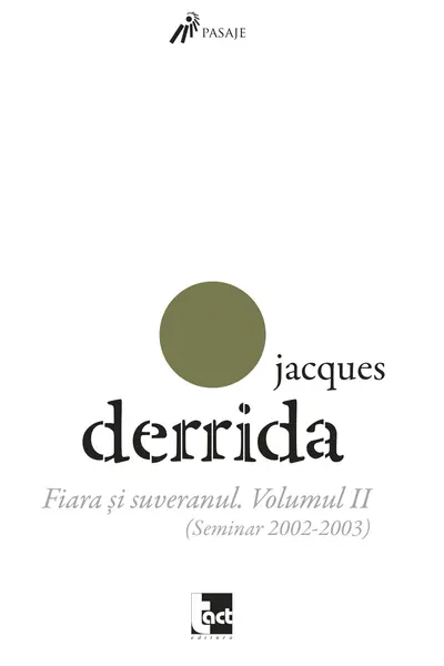 Fiara si suveranul | Jacques Derrida