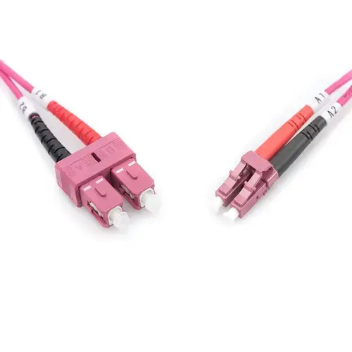 Fibra optica Digitus DK-2533-02/3, LC / LC, OM3, 2m