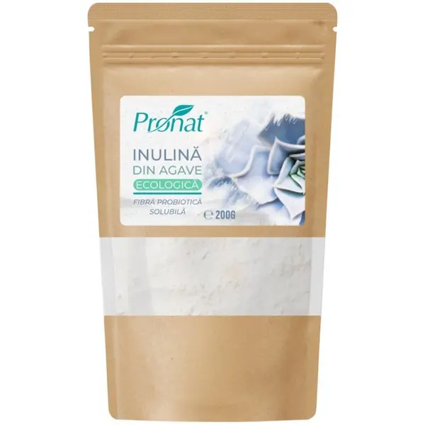 Fibra Probiotica Bio, din Agave, 200 g, Pronat
